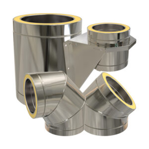 3" (80mm) KW Pro Twin Wall Flue Pipe