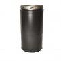 Twin Wall  210-325mm Adjustable Length Sflue Black - 5" (125mm)