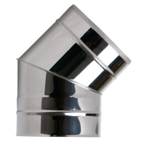 Elbow  45° - Twin Wall Insulated Flue Pipe - 6" (150mm)
