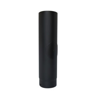 500mm Pipe With Door 4" (100mm)  - Gloss Black