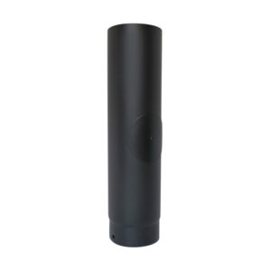 500mm Pipe With Door 4" (100mm) - Matt Black