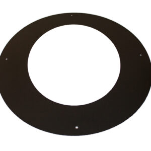 Wall Cover Ring  45°  - 6" (150mm) - Sflue Black