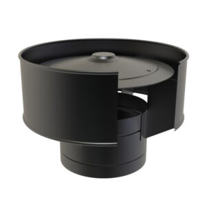 KW Pro Anti-Wind Cowl - 6" (150mm) - Black