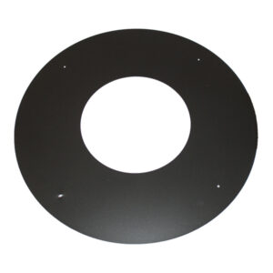 Trim Collar Sflue Black - 5" (125mm)