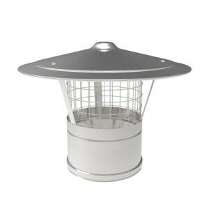 KW Pro Rain Cap with Birdguard - 8" (200mm)