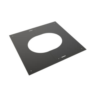 KW Pro 30-45° Finishing Plate - 4" (100mm) -  Black