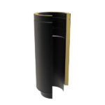 KW Pro 500mm Connecting Pipe Starter Length - 6" (150mm) - Black