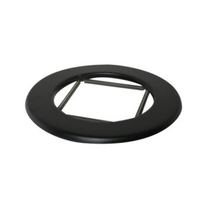 Rosette Collar 4" (100mm) - Gloss Black