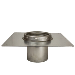 Console Plate With Adapter Sflue - 5" (125mm)