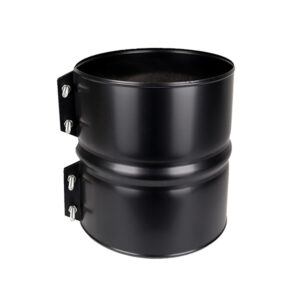 Structural Locking Band For Twin Wall Flue Pipe - 5" (125mm) - Black