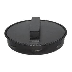 Tee Cap (Locking Plug) Sflue Black - 5" (125mm)