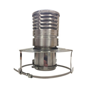 Gas Liner Pot Hanging Cowl Stainless - 6" (150mm)