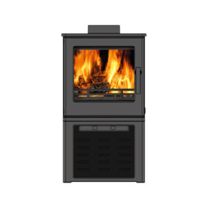 ACR Woodpecker 4 - 4.3kw Defra Wood Burning Stove With Log Store