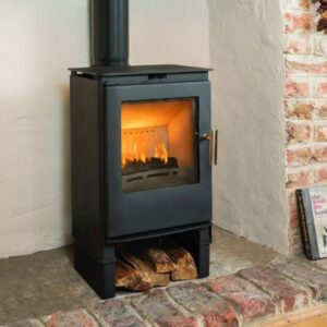 Beltane Brue Ecodesign - 4kw Defra Multifuel Convection Stove With Log Store