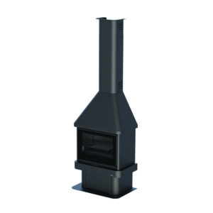 Bronpi Lisboa Vision 11kw Wood Burning Fireplace