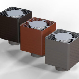 6" Flue Cube For Chimney Pots (Black)